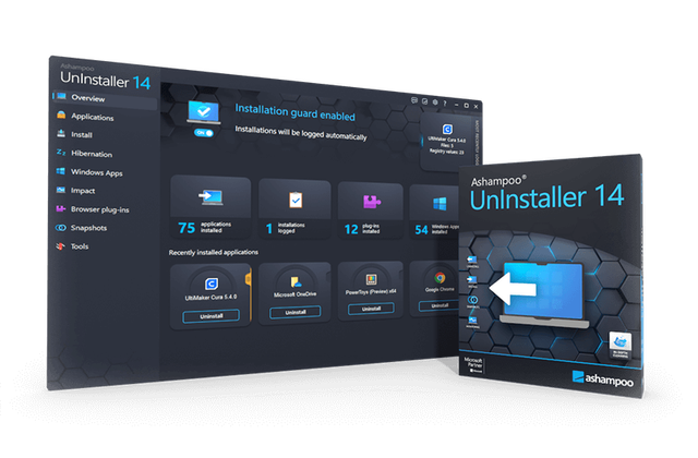 软件仓库 - Ashampoo UnInstaller Pro 14.00.11 软件深度卸载清理-资源PRO