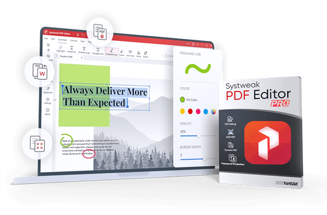 Systweak PDF Editor Pro - Overview - Ashampoo®
